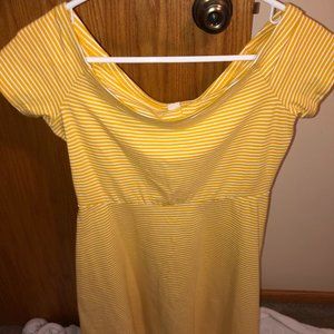 Off the shoulder dress